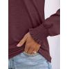 imageAUTOMET Womens TShirts Long Sleeve Tops V Neck Blouses Dressy Business Casual Fall Fashion 2025 Trendy Outfit Winter ClothesWinered