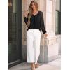 imageAUTOMET Womens Tops Long Sleeve TShirts Lace Business Dressy Casual Blouses Fall Fashion 2025 Trendy Outfits Winter ClothesBlack
