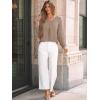 imageAUTOMET Womens Tops Long Sleeve TShirts Lace Business Dressy Casual Blouses Fall Fashion 2025 Trendy Outfits Winter ClothesKhaki