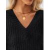 imageAUTOMET Womens V Neck Decorative Buttons Long Sleeve Shirt Fall Sweater Fashion Tops Dressy Casual Tunic Clothes Cute TrendyBlack
