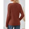 imageAUTOMET Womens V Neck Decorative Buttons Long Sleeve Shirt Fall Sweater Fashion Tops Dressy Casual Tunic Clothes Cute TrendyCaramel