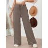 imageAUTOMET Womes Wide Leg Sweatpants Pajama Pants Baggy Casual Lounge Yoga Pants High Waisted Bottoms Fall Clothes Trendy 2025Coffeegrey