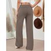 imageAUTOMET Womes Wide Leg Sweatpants Pajama Pants Baggy Casual Lounge Yoga Pants High Waisted Bottoms Fall Clothes Trendy 2025Coffeegrey