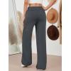 imageAUTOMET Womes Wide Leg Sweatpants Pajama Pants Baggy Casual Lounge Yoga Pants High Waisted Bottoms Fall Clothes Trendy 2025Darkgrey