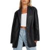imageAUTOMET Womens Leather Jackets Faux Motorcycle Coats Bomber Outfits Fall Fashion Tops 2025 Winter Trendy ClothesBlack