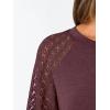 imageAUTOMET Womens Business Casual Dressy Tops Long Sleeve Lace Blouses Fall Fashion Outfits Shirts 2025 Crewneck Loose ClothesWinered