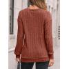 imageAUTOMET Womens Dropped Shoulder Long Sleeve Shirt Fall Fashion Tops Tunic Dressy Casual Sweater Clothes Trendy Outfits 2025Caramel
