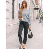 imageAUTOMET Womens Dropped Shoulder Long Sleeve Shirt Fall Fashion Tops Tunic Dressy Casual Sweater Clothes Trendy Outfits 2025Grey