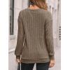 imageAUTOMET Womens Dropped Shoulder Long Sleeve Shirt Fall Fashion Tops Tunic Dressy Casual Sweater Clothes Trendy Outfits 2025Khaki