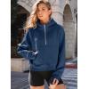 imageAUTOMET Womens Hoodies Fleece Fall Fashion Outfits Workout Sweatshirts Y2k Winter Zip Up Jackets Oversized Tops Clothes 2025Navyblue